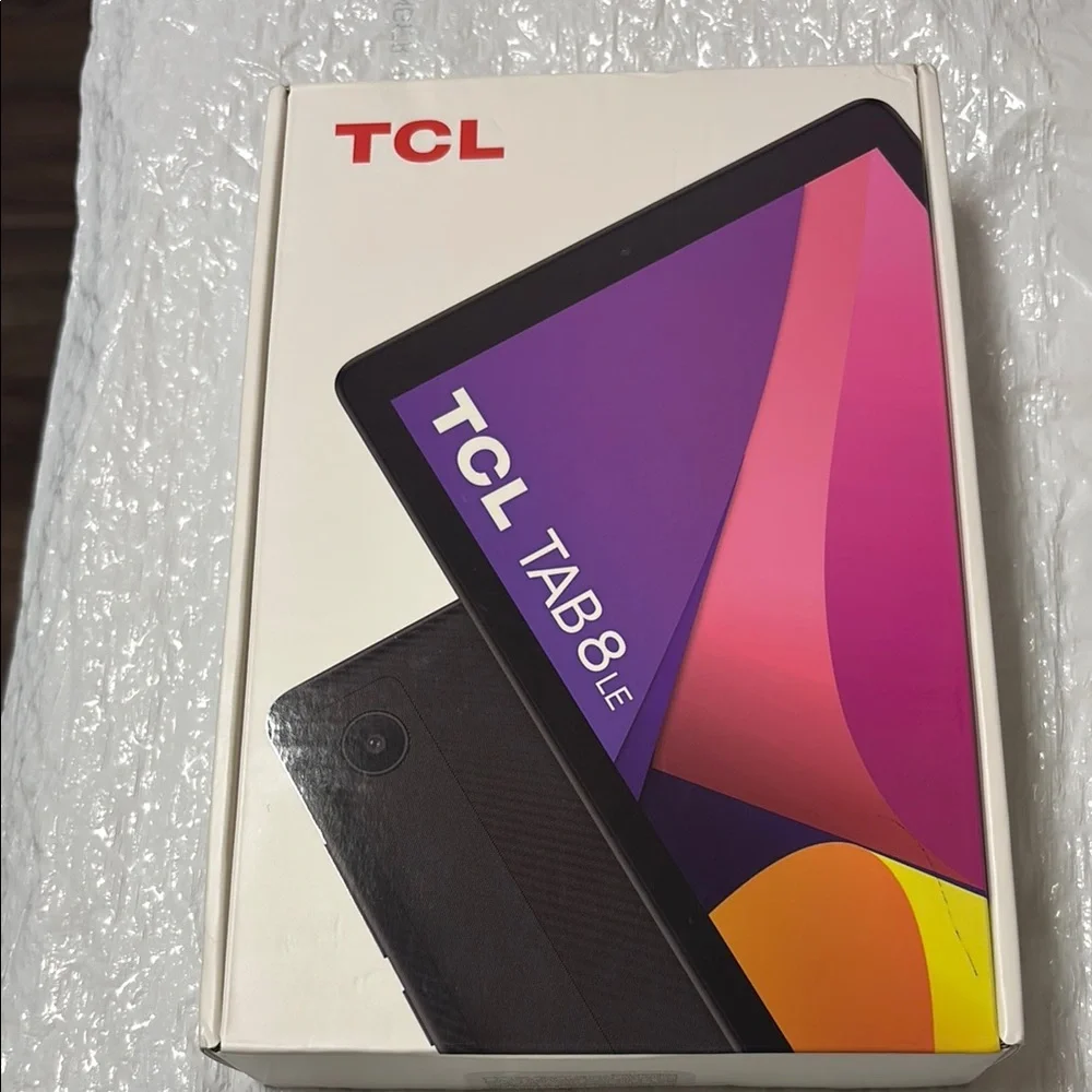 TCL Black Tablet Sleek Design Vibrant Display